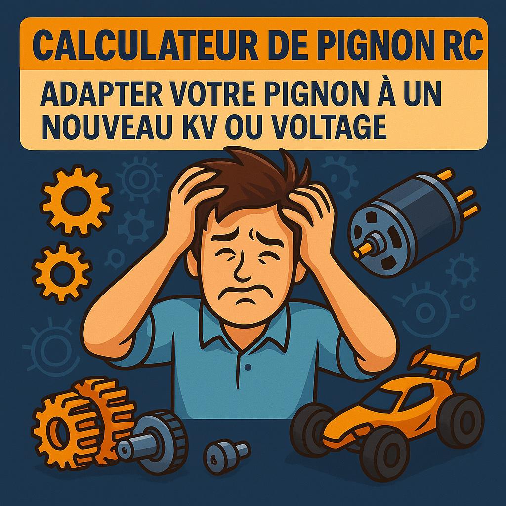Calculateur de rapport final & vitesse RC
